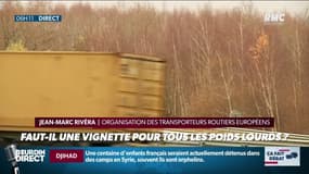 Faut-il une taxe pour tous les poids lourds? Ça fait débat sur RMC