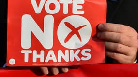 Lors d'un rassemblement "Pro-Union", c’est-à-dire contre l'indépendance de l'Ecosse, Edimbourg, le 16 septembre 2014.