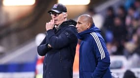 Laurent Blanc et Franck Passi.