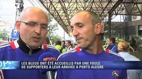 Football / Les Bleus sont arrivés à leur hôtel - 14/06