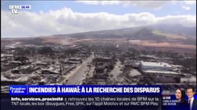 Après les incendies à Hawaï, l'heure est à la recherche des personnes portées disparues