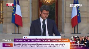 Gabriel Attal, chef d'un camp présidentiel divisé