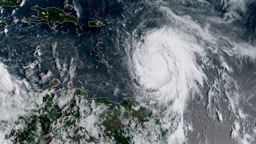 L'ouragan Maria vu d'un satellite