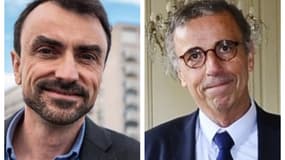 Grégory Doucet et Pierre Hurmic, maires EELV de Lyon et Bordeaux.