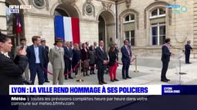 Lyon: la ville rend hommage à ses policiers