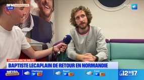 "Ça me fait très plaisir de venir ici": Baptiste Lecaplain de retour en Normandie pour présenter son nouveau film
