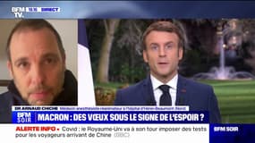 Selon le Dr Arnaud Chiche, médecin anesthésiste, Emmanuel Macron "doit apporter de la cohésion" entre la médecine de ville et l'hôpital