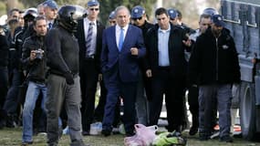 Le Premier ministre israélien, Netanyahu, sur le lieu de l'attentat à Jérusalem, ce dimanche 8 janvier