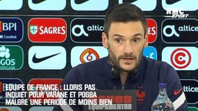 Equipe de France : Lloris pas inquiet pour Varane et Pogba malgré une période de moins bien