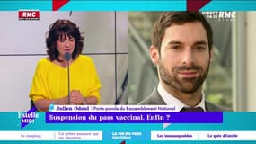 Covid : la fin du pass vaccinal. Julien Odoul : "Dire que ce pass a sauvé des vies, c'est de la bêtise"