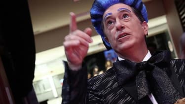 Le satiriste politique Stephen Colbert à la convention républicaine, le 17 juillet 2016.