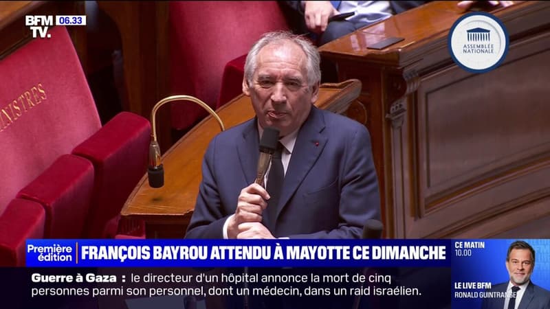 François Bayrou se rendra à Mayotte ce dimanche 29 décembre