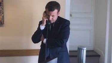 Emmanuel Macron s'est entretenu avec des citoyens.