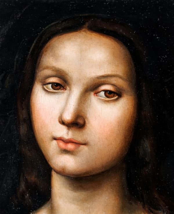 Un portrait de Marie-Madeleine acheté par des collectionneurs français et attribué au peintre et architecte italien de la Renaissance Raphaël, le 21 octobre 2023 à Paris