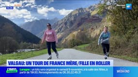 Valgau: un tour de France en roller entre mère et fille