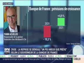Yann Azuelos (Mirabaud & Cie) : la reprise se déroule "un peu mieux que prévu" selon le gouverneur de la banque de France - 06/07