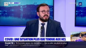 Guillaume du Chaffaut, directeur adjoint des HCL, constate "une aggravation de la situation" 