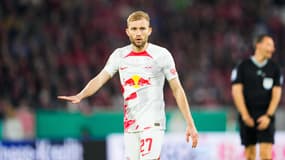 Konrad Laimer avec le RB Leipzig