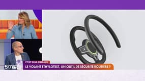 C'EST DÉJÀ DEMAIN - Pour lutter contre l'alcool au volant, une start-up française développe un volant éthylotest