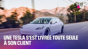 Une Tesla s'est livrée toute seule chez son client