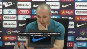 Iniesta : "Cette saison est ma dernière à Barcelone"