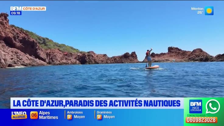 Dans vos baskets : les activités nautiques sur la côte d'azur