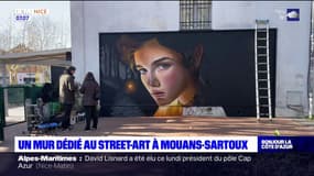 Alpes-Maritimes: un mur dédié au street-art à Mouans-Sartoux