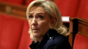 Marine Le Pen le 17 novembre 2025, à l'Assemblée nationale, à Paris