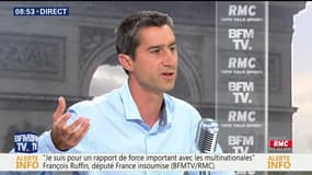 François Ruffin face à Jean-Jacques Bourdin en direct