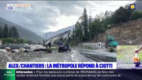 Travaux dans la Vésubie: la métropole Nice Côte d'Azur répond à Ciotti