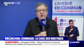 "Autour de M. Zemmour gravite une galaxie d'extrême droite dont une partie est ouvertement menaçante" (Jean-Luc Mélenchon)