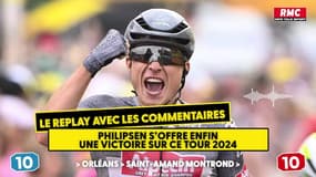 Tour de France / E10 : Philipsen devance Girmay pour sa première sur le Tour 2024, le replay RMC