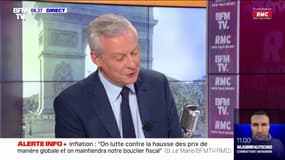 Le Maire : "On aura une inflation élevée en 2022"