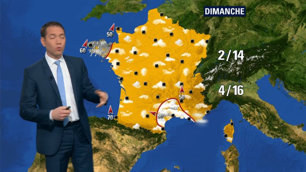 Le temps pour dimanche Le temps pour dimanche