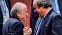 Sepp Blatter et Michel Platini