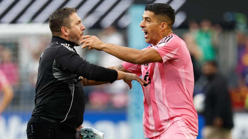 Luis Suarez avec l'Inter Miami, le 31 août 2025