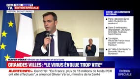 Olivier Véran assure qu'il n'y a pas "de traitement différencié" entre Paris et Marseille