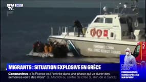 Migrants: situation explosive en Grèce