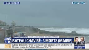 Un bateau de la SNSM chavire : "Avec une mer comme celle-ci, on ne sort pas", selon le maire des Sables-d'Olonne