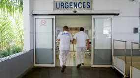 Les urgences du Centre Hospitalier de Polynésie Française (CHPF), à Pirae, près de Papeete le 3 septembre 2021