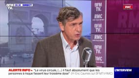 Pr Éric Caumes (AP-HP): "Il n'y a pas plus de risques de se faire vacciner la 3e fois" contre le Covid-19