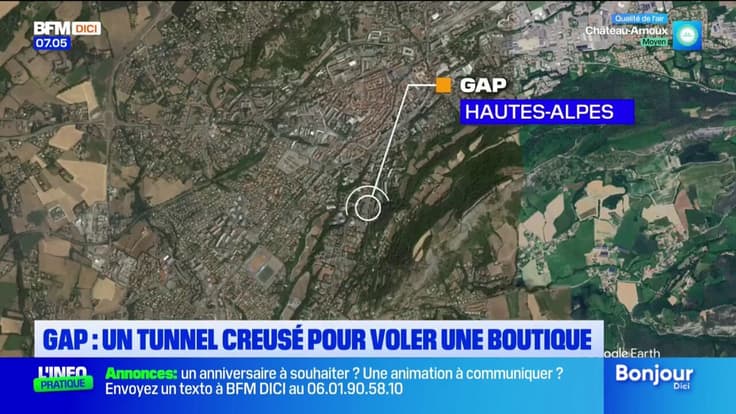 Gap : Deux voleurs arrêtés après le cambriolage d'une boutique