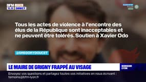 Le maire de Grigny frappé au visage