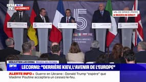 Guerre en Ukraine : "La première des garanties de sécurité pour l'Ukraine, c'est l'armée ukrainienne elle-même", estime Sébastien Lecornu