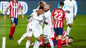 Casemiro, Vinicius Junior et Sergio Ramos, le 12 décembre 2020