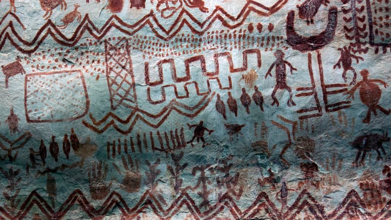 Fresque de Cerro Azul