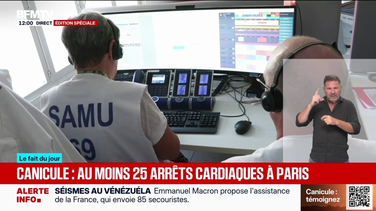 Sıcak Hava Dalgası: Dün Gece Paris'te 25 Kalp Krizi