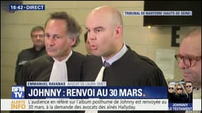 Audience renvoyée: "Il manquait des pièces essentielles", dit l’avocat de Laura Smet 