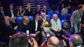 Brahim Asloum et Jean-Paul Belmondo