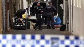 La police australienne lors d'une opération anti-terroriste à Sydney le 30 juillet 2017